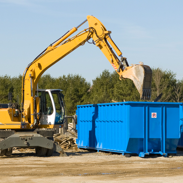 can i choose the location where the residential dumpster will be placed in Winslow Pennsylvania